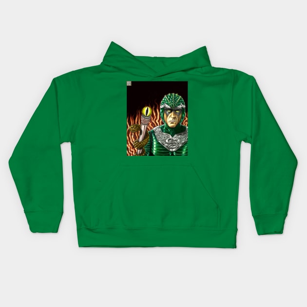 king hssss Kids Hoodie by sapanaentertainment